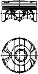  KOLBENSCHMIDT part 40420600 Piston