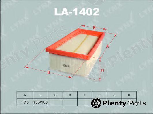  LYNXauto part LA1402 Air Filter