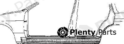  VAN WEZEL part 0640104 Foot Board, door sill