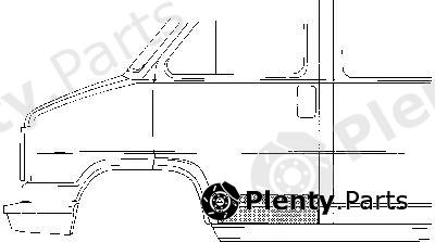  VAN WEZEL part 1745171 Door, body
