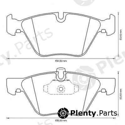  JURID part 573188J Brake Pad Set, disc brake