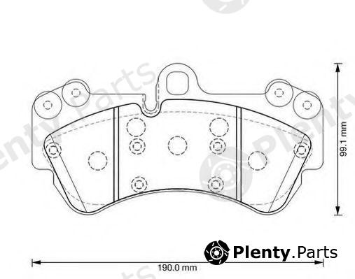  JURID part 573376J Brake Pad Set, disc brake