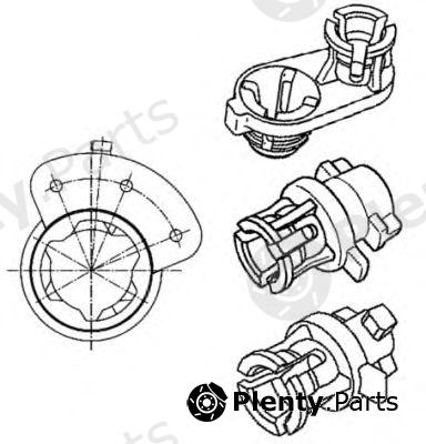  HELLA part 8HG183586-001 (8HG183586001) Holder, beam hight control adjuster