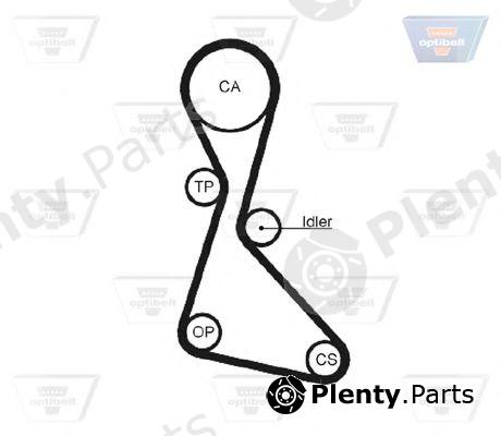  OPTIBELT part ZRK1133 Timing Belt