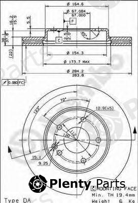  BREMBO part 09.4869.41 (09486941) Brake Disc