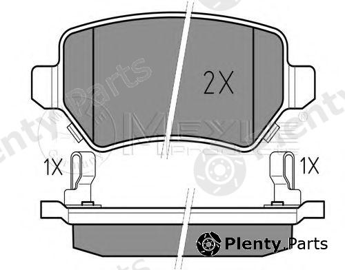  MEYLE part 0252341715/W (0252341715W) Brake Pad Set, disc brake