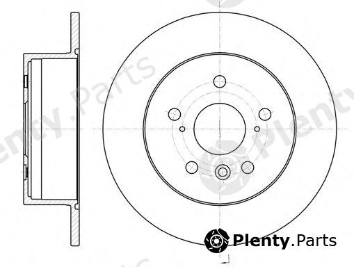  REMSA part DCA6132700 Brake Disc