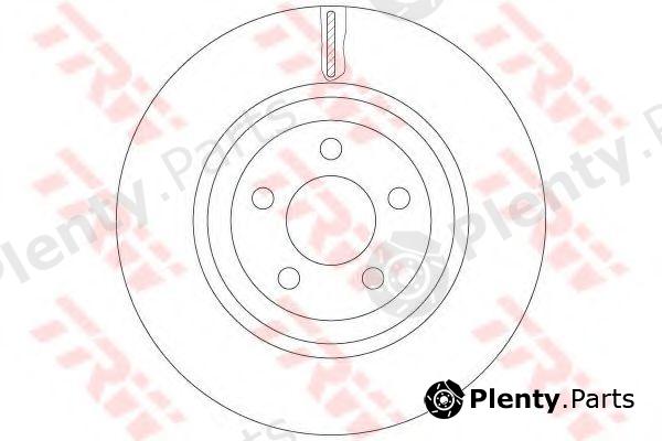  TRW part DF6244S Brake Disc