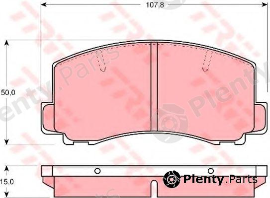  TRW part GDB312 Brake Pad Set, disc brake