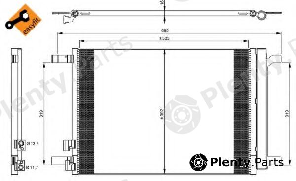  NRF part 35968 Condenser, air conditioning