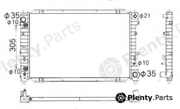  NRF part 53378 Radiator, engine cooling