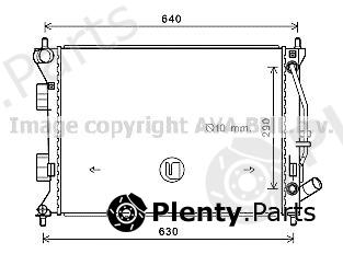  AVA QUALITY COOLING part HY2381 Radiator, engine cooling