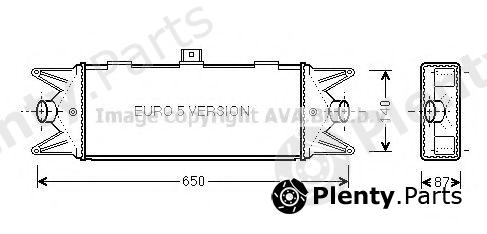  AVA QUALITY COOLING part IV4099 Intercooler, charger