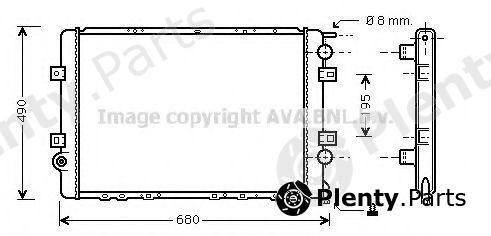  AVA QUALITY COOLING part RTA2264 Radiator, engine cooling