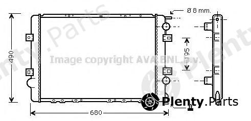  AVA QUALITY COOLING part RTA2299 Radiator, engine cooling