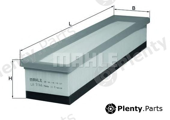  MAHLE ORIGINAL part LX3144 Air Filter