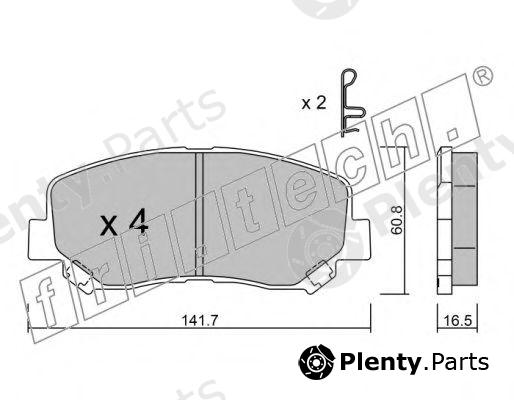  fri.tech. part 985.0 (9850) Brake Pad Set, disc brake