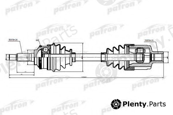 PATRON part PDS2923 Drive Shaft