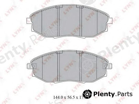  LYNXauto part BD1812 Brake Pad Set, disc brake