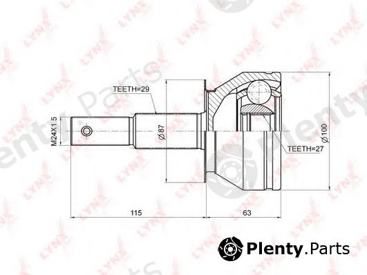  LYNXauto part CO-3674 (CO3674) Joint Kit, drive shaft
