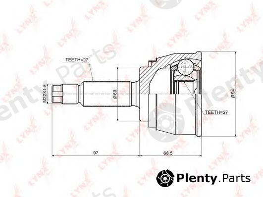  LYNXauto part CO-5520 (CO5520) Joint Kit, drive shaft