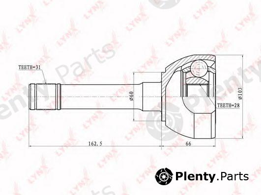  LYNXauto part CO5735 Joint Kit, drive shaft