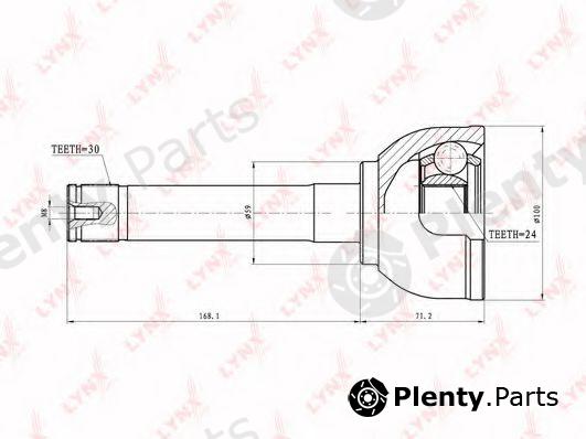  LYNXauto part CO7543 Joint Kit, drive shaft
