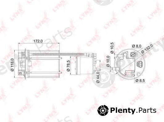  LYNXauto part LF985M Fuel filter