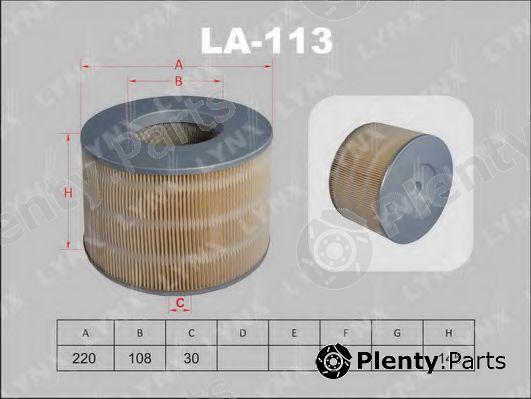  LYNXauto part LA113 Air Filter