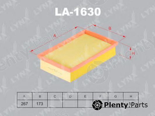  LYNXauto part LA-1630 (LA1630) Air Filter