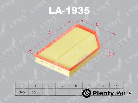  LYNXauto part LA-1935 (LA1935) Air Filter