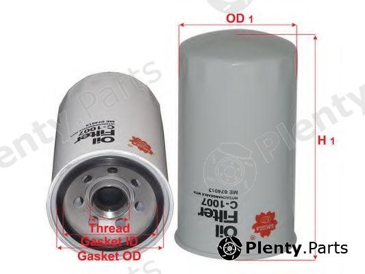  SAKURA part C1007 Oil Filter
