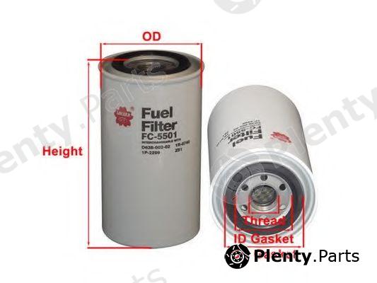  SAKURA part FC5501 Fuel filter