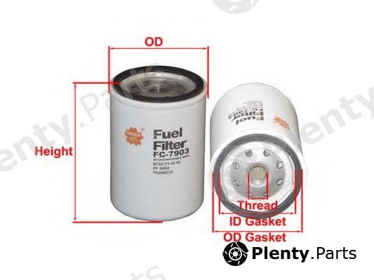  SAKURA part FC7903 Fuel filter