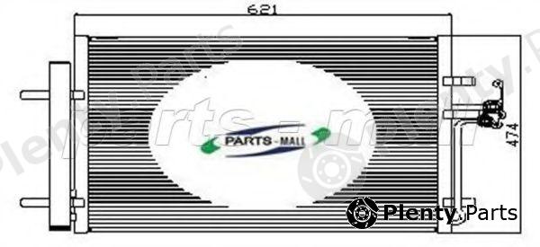  PARTS-MALL part PXNC2-007 (PXNC2007) Condenser, air conditioning