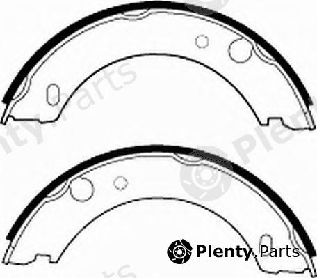  FERODO part FSB528 Brake Shoe Set, parking brake