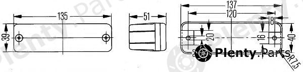 HELLA part 2BA002939-251 (2BA002939251) Indicator