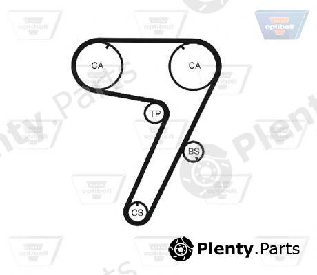  OPTIBELT part ZRK1252 Timing Belt