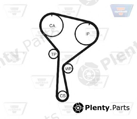  OPTIBELT part ZRK1325 Timing Belt