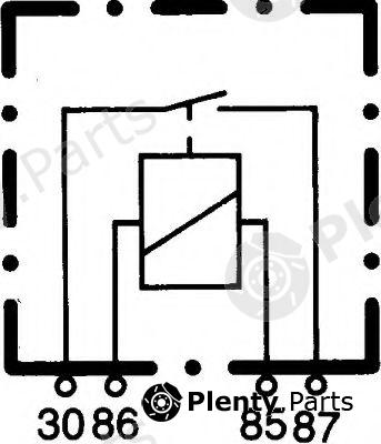  HELLA part 4RA965400-017 (4RA965400017) Relay, main current