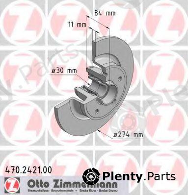  ZIMMERMANN part 470.2421.00 (470242100) Brake Disc