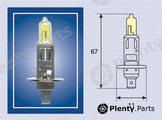  MAGNETI MARELLI part 002571100000 Bulb, spotlight; Bulb, headlight; Bulb, fog light; Bulb