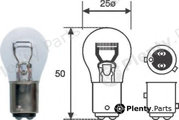  MAGNETI MARELLI part 008529100000 Bulb, stop light; Bulb, rear fog light; Bulb