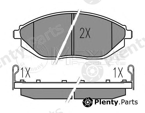  MEYLE part 0252526817/W (0252526817W) Brake Pad Set, disc brake