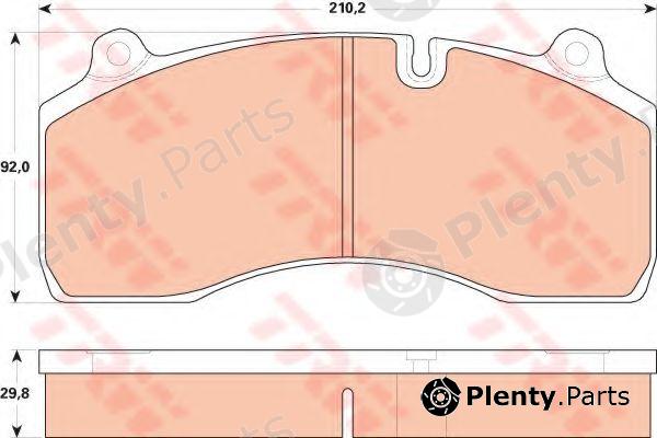  TRW part GDB5100 Brake Pad Set, disc brake
