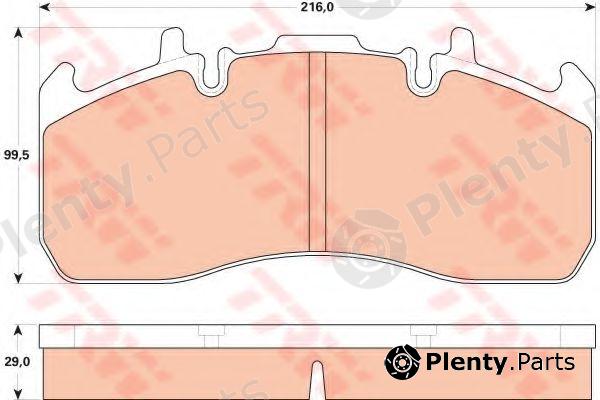  TRW part GDB5102 Brake Pad Set, disc brake