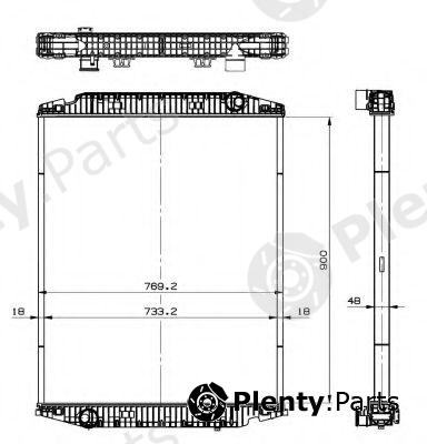  NRF part 519568 Radiator, engine cooling