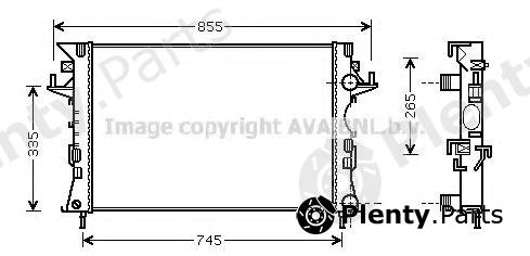  AVA QUALITY COOLING part RTA2292 Radiator, engine cooling