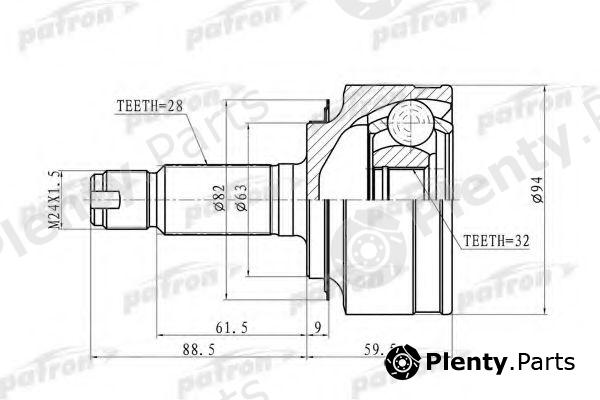  PATRON part PCV9744 Joint Kit, drive shaft