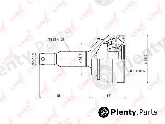  LYNXauto part CO-3644 (CO3644) Joint Kit, drive shaft